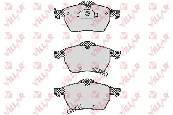 Brake Pad Set, disc brake (626.0689)