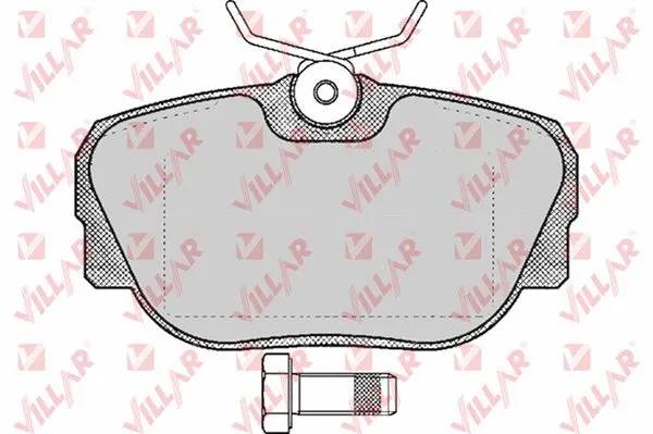 Brake Pad Set, disc brake (626.0319)