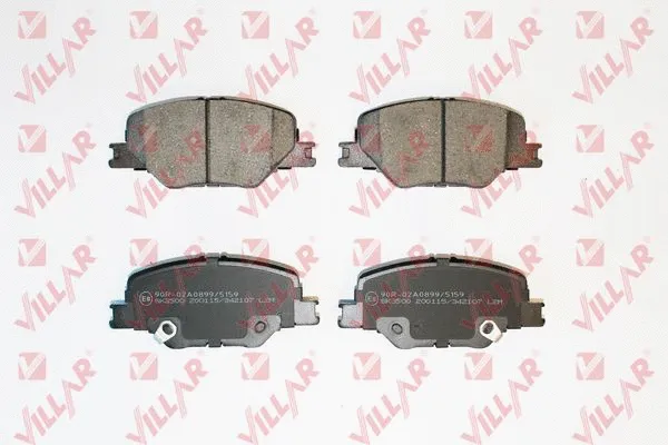 Brake Pad Set, disc brake (626.2107)