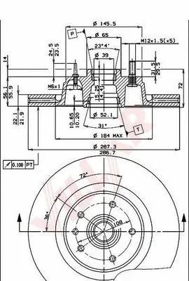 Brake Disc (628.1619)