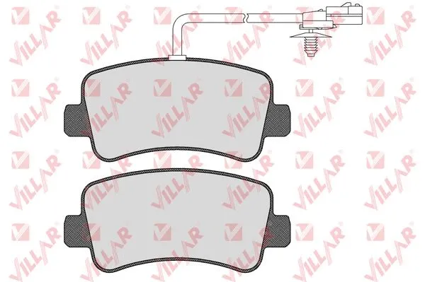 Brake Pad Set, disc brake (626.1578)