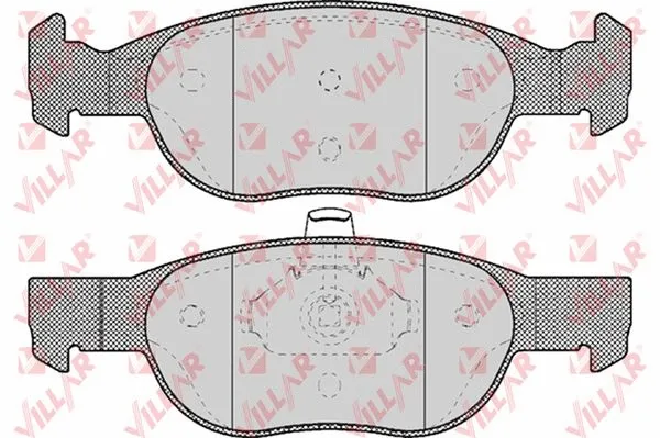 Brake Pad Set, disc brake (626.0688)