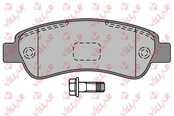 Brake Pad Set, disc brake (626.1289)