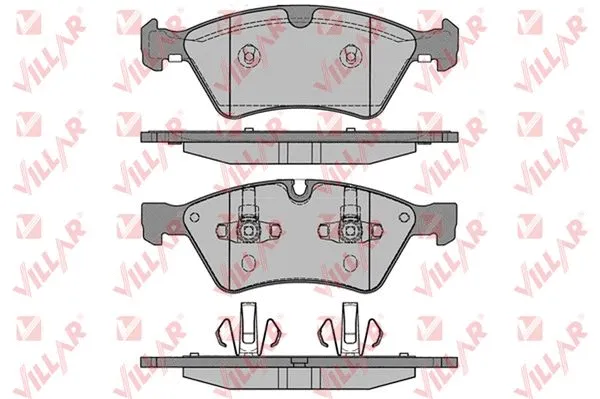 Brake Pad Set, disc brake (626.1253)