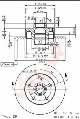 Brake Disc (628.1756)