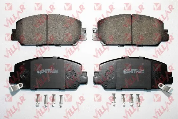 Brake Pad Set, disc brake (626.2200)