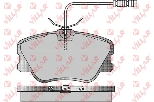 Brake Pad Set, disc brake (626.0986)