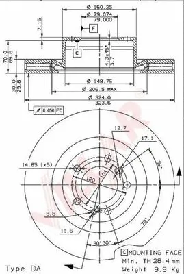 Brake Disc (628.2160)