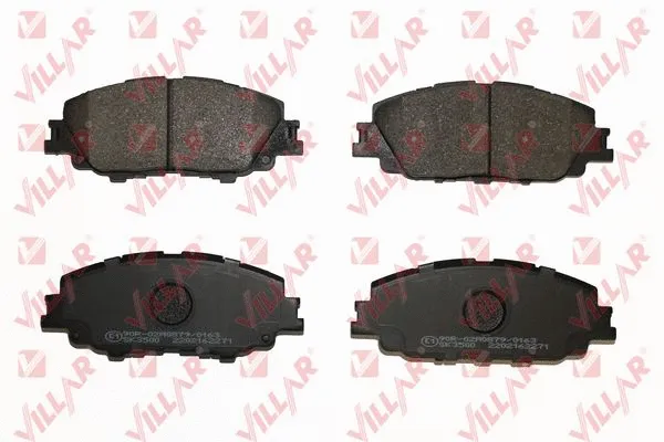 Brake Pad Set, disc brake (626.2271)