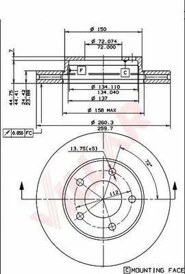 Brake Disc (628.1530)