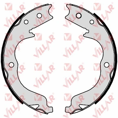 Brake Shoe Set, parking brake (629.0342)