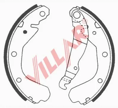 Brake Shoe Set (629.0561)