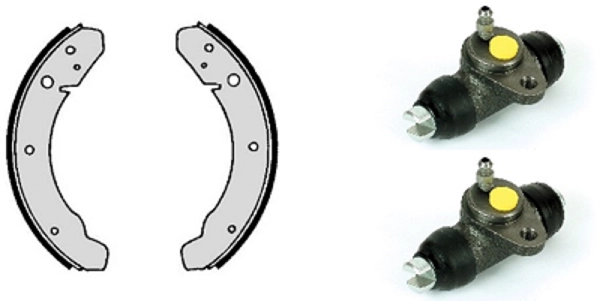 Brake Shoe Set (608.8229)