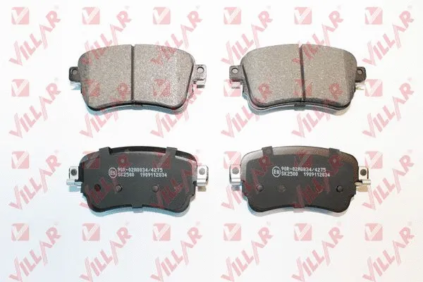 Brake Pad Set, disc brake (626.2034)
