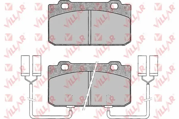 Brake Pad Set, disc brake (626.0018)