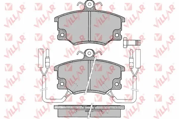 Brake Pad Set, disc brake (626.0096)