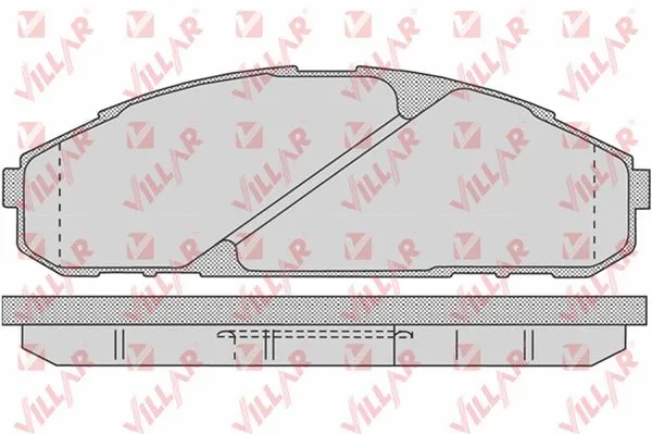 Brake Pad Set, disc brake (626.0844)