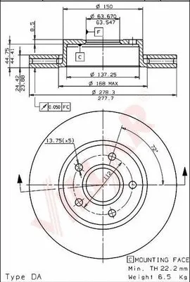 Brake Disc (628.1579)