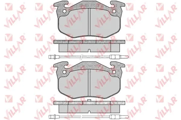 Brake Pad Set, disc brake (626.0201)