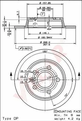 Brake Disc (628.1578)
