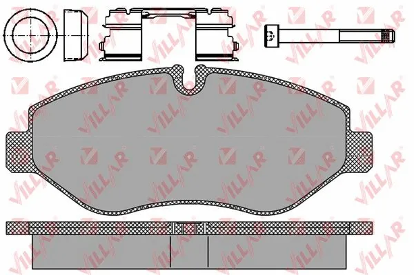 Brake Pad Set, disc brake (626.1297)