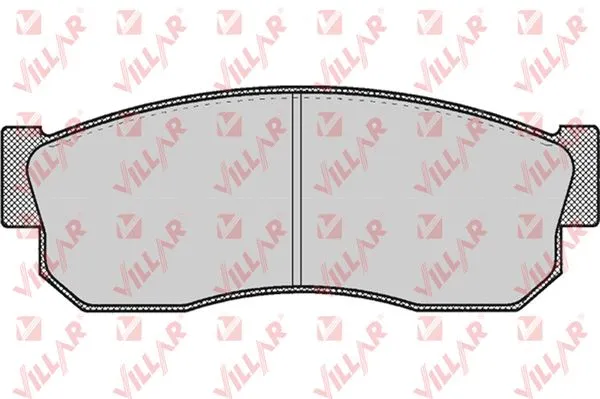 Brake Pad Set, disc brake (626.0185)