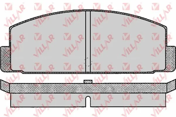 Brake Pad Set, disc brake (626.0160)