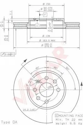 Brake Disc (628.1046)