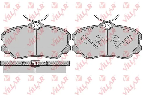 Brake Pad Set, disc brake (626.1123)