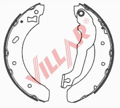 Brake Shoe Set (629.0629)