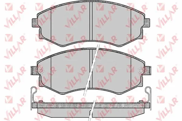 Brake Pad Set, disc brake (626.0348)