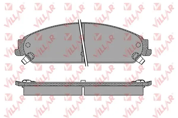 Brake Pad Set, disc brake (626.1401)