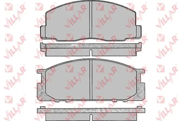 Brake Pad Set, disc brake (626.0063)