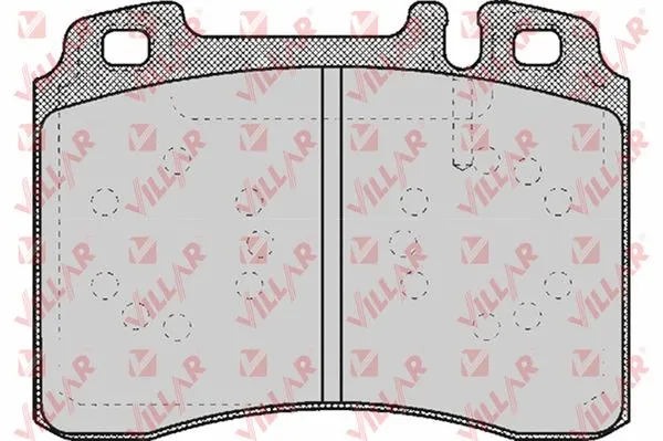 Brake Pad Set, disc brake (626.0423)