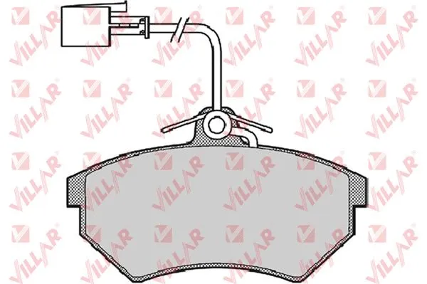 Brake Pad Set, disc brake (626.0724)
