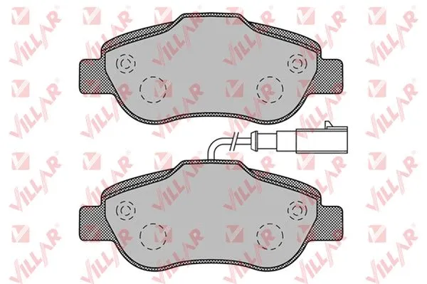 Brake Pad Set, disc brake (626.1907)