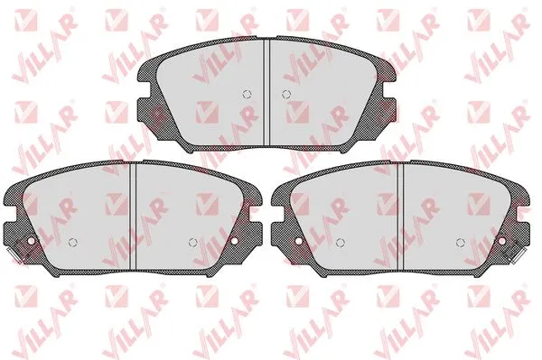 Brake Pad Set, disc brake (626.1599)