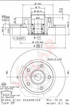 Brake Disc (628.2137)