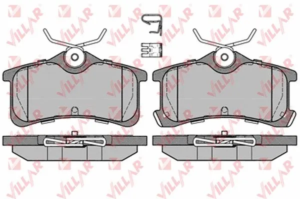 Brake Pad Set, disc brake (626.1233)