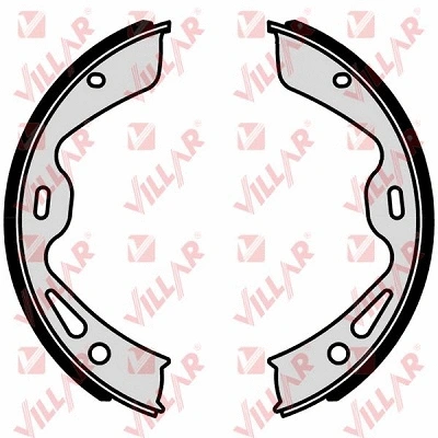 Brake Shoe Set, parking brake (629.0345)