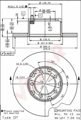 Brake Disc (628.1204)