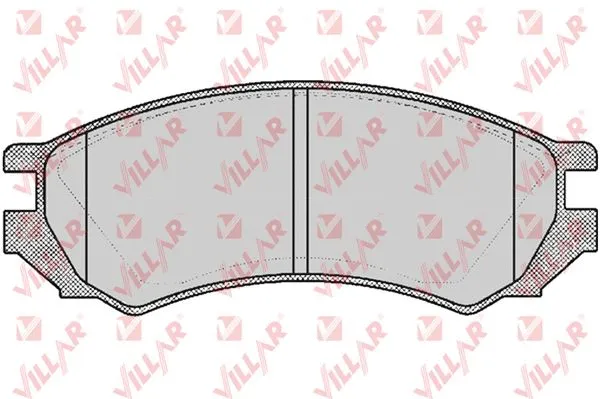 Brake Pad Set, disc brake (626.0354)