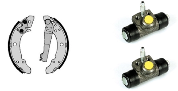 Brake Shoe Set (608.8164)