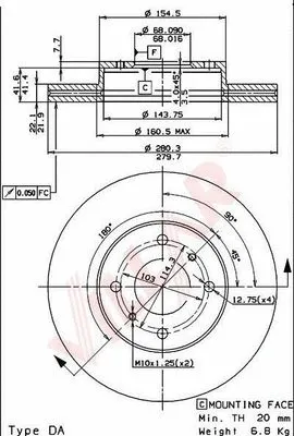 Brake Disc (628.0740)