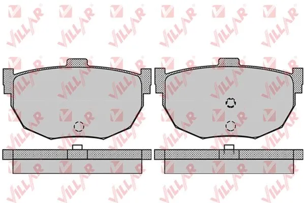 Brake Pad Set, disc brake (626.0960)