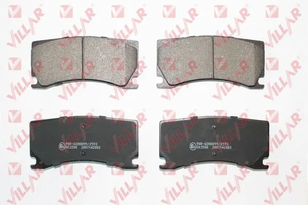 Brake Pad Set, disc brake (626.2003)