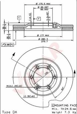 Brake Disc (628.1024)