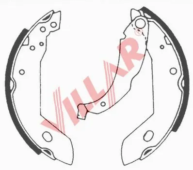 Brake Shoe Set (629.0573)