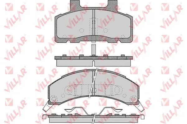 Brake Pad Set, disc brake (626.0460)