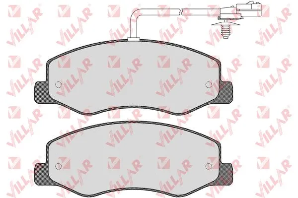 Brake Pad Set, disc brake (626.1570)